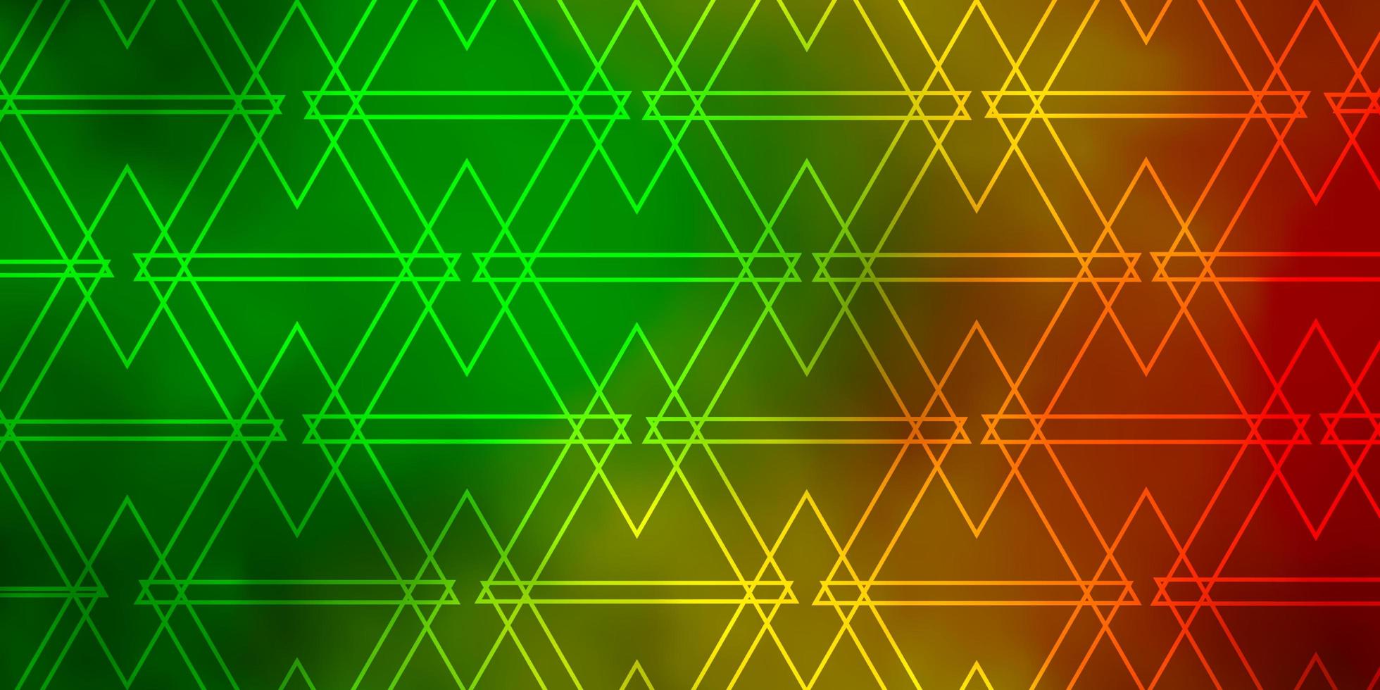 motif vert foncé, jaune avec un style polygonal. vecteur