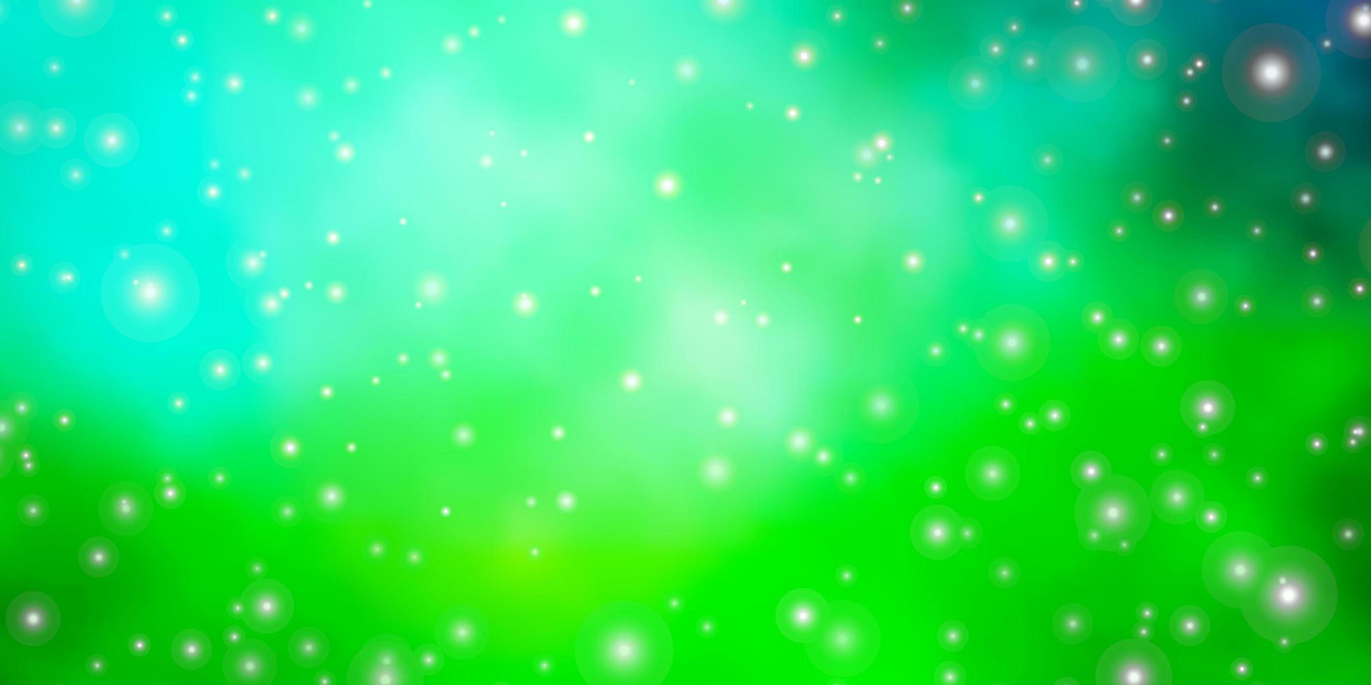 modèle vert clair avec des étoiles au néon. vecteur