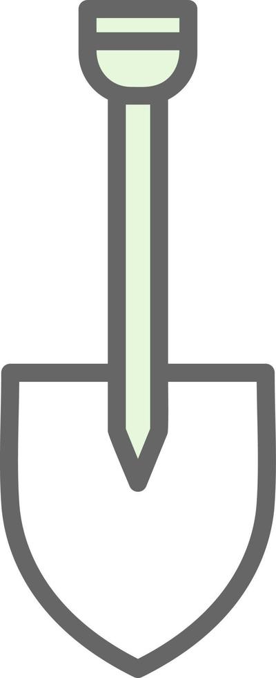 conception d'icône de vecteur de pelle