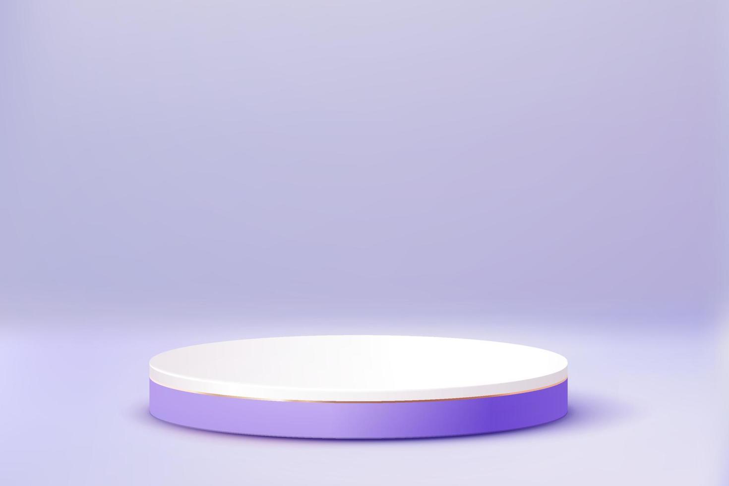 Podium violet de fond de scène abstraite 3d. maquette de présentation de produit d'arrière-plan spectacle 261222 vecteur