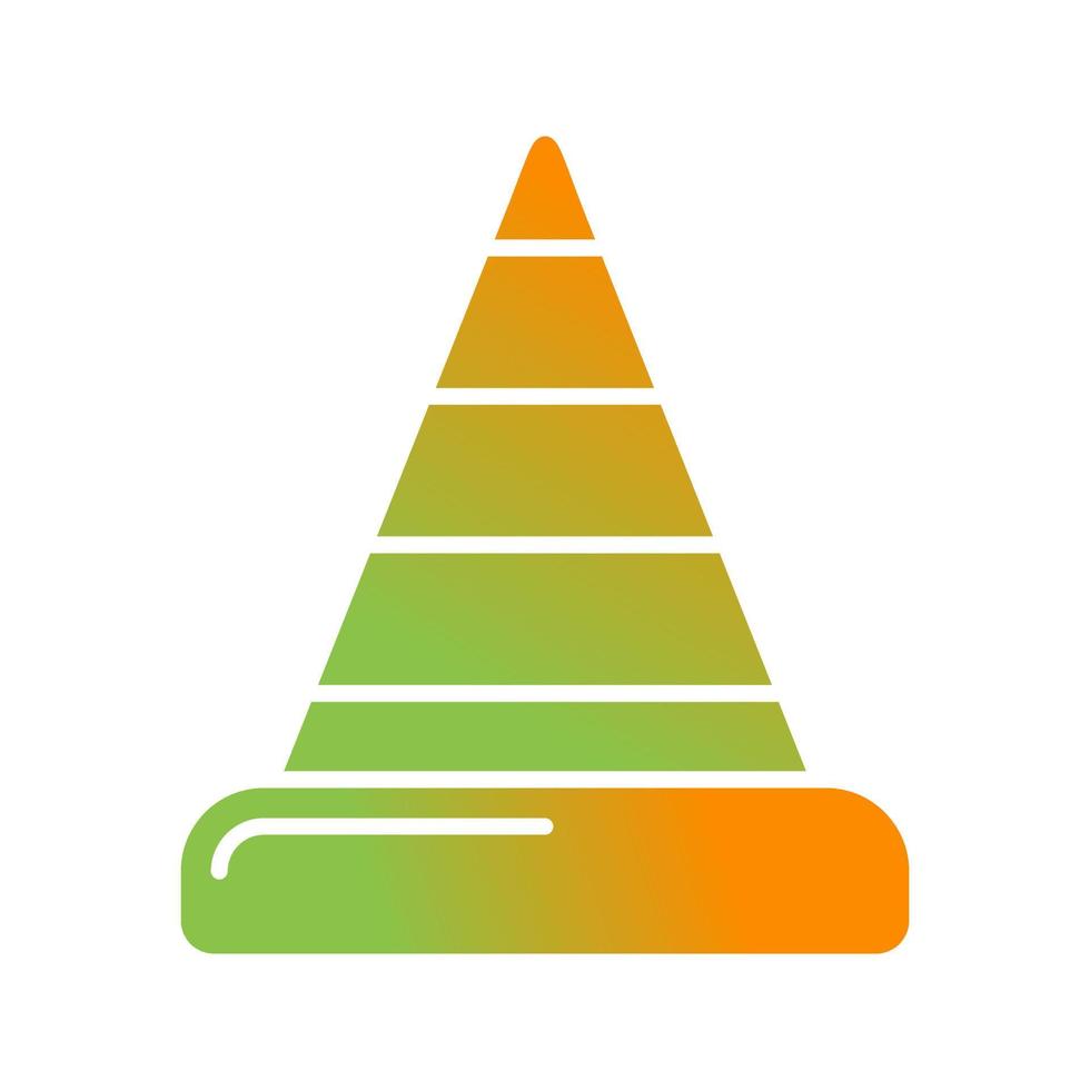 icône de vecteur de cône
