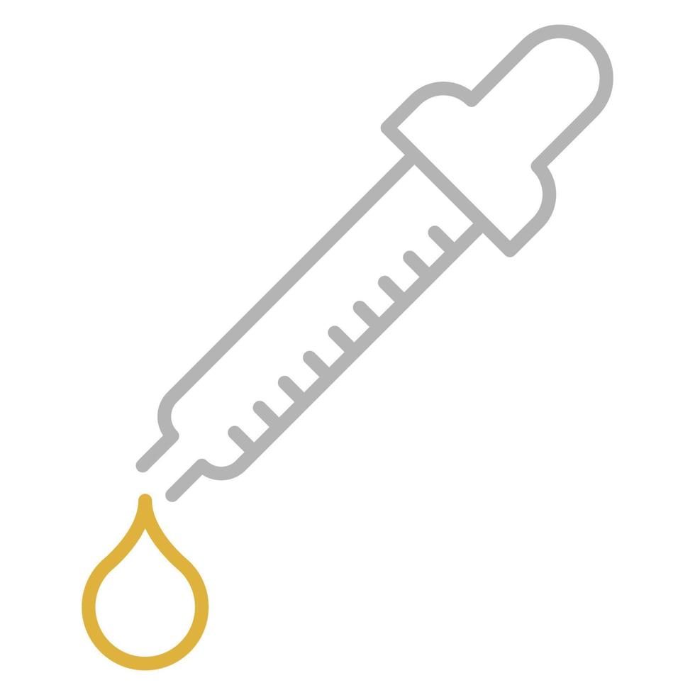 icône compte-gouttes, adaptée à un large éventail de projets créatifs numériques. heureux de créer. vecteur