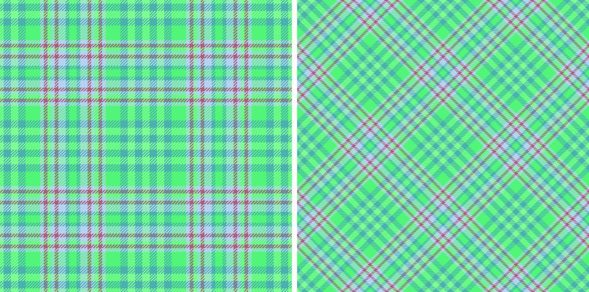 tissu de fond à carreaux. vérifier le modèle sans couture. tartan textile de texture vectorielle. vecteur