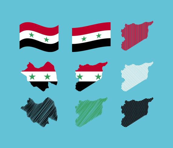 Vecteurs uniques Syrie gratuits vecteur