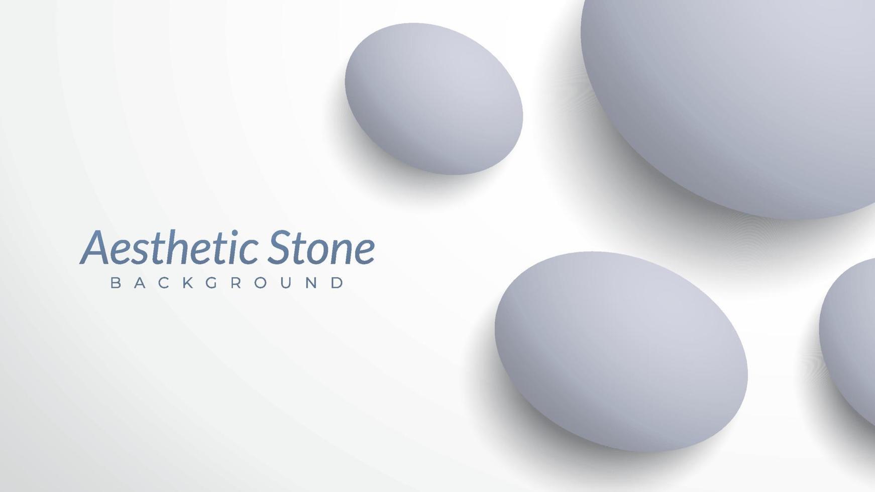 modèle de conception d'arrière-plan esthétique avec espace vide. illustration vectorielle de pierres de marbre. forme ovale comme un œuf. simple et minimal. luxe, élégant, lumineux, blanc, gris clair. dégradé de couleurs pastel vecteur