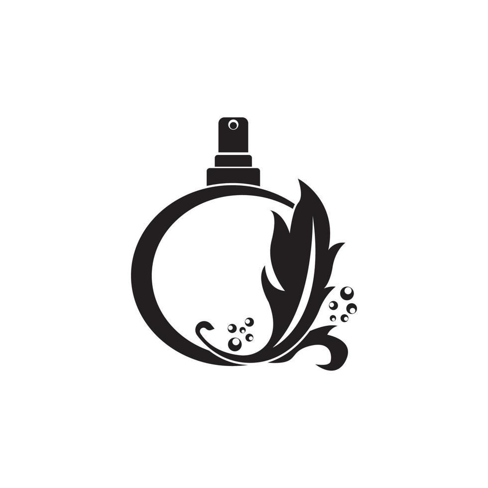 logo de parfum. conception de symbole d'illustration vectorielle vecteur