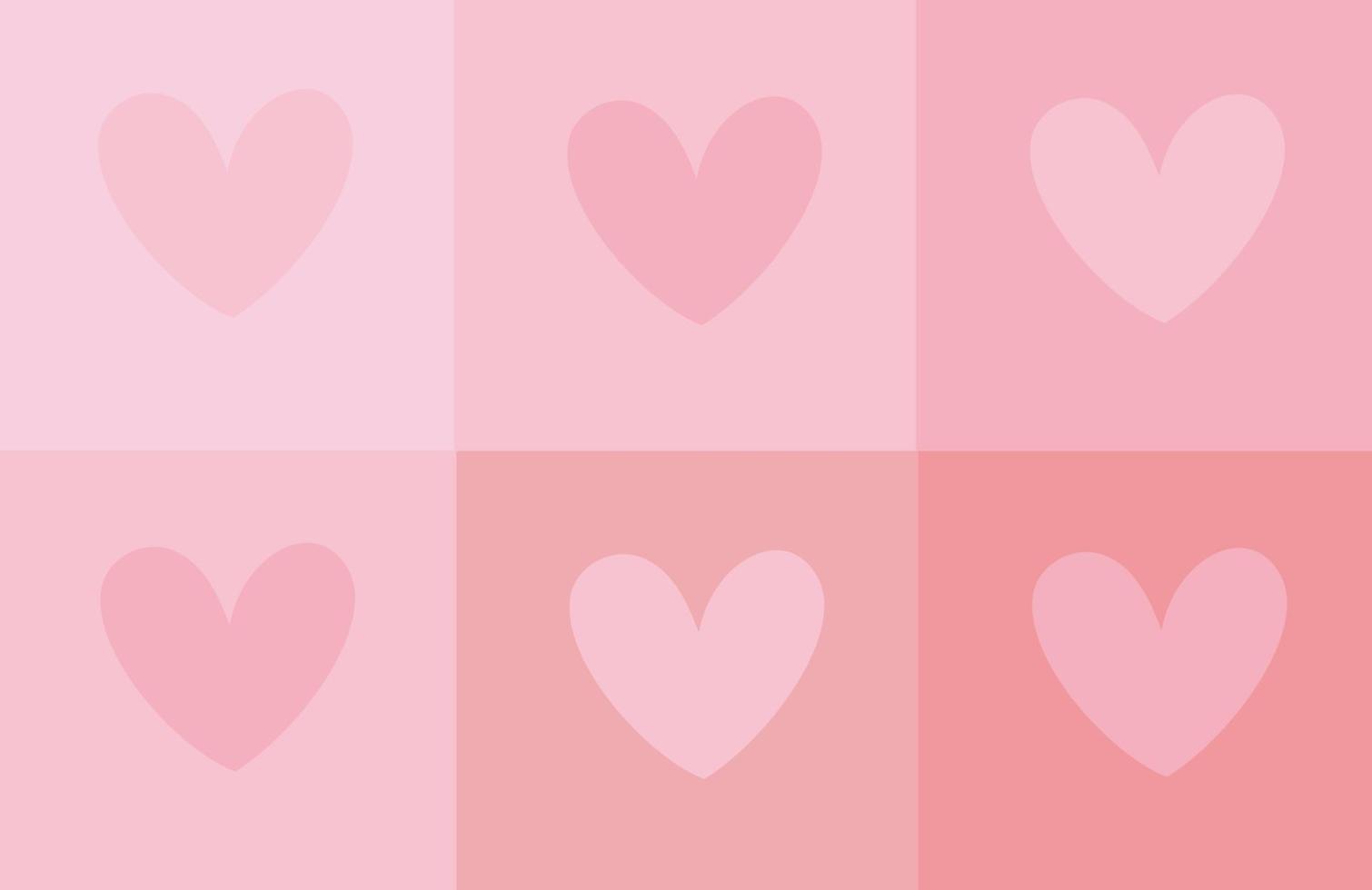 illustration vectorielle de coeur amour modèle. concept d'amour et de saint valentin vecteur