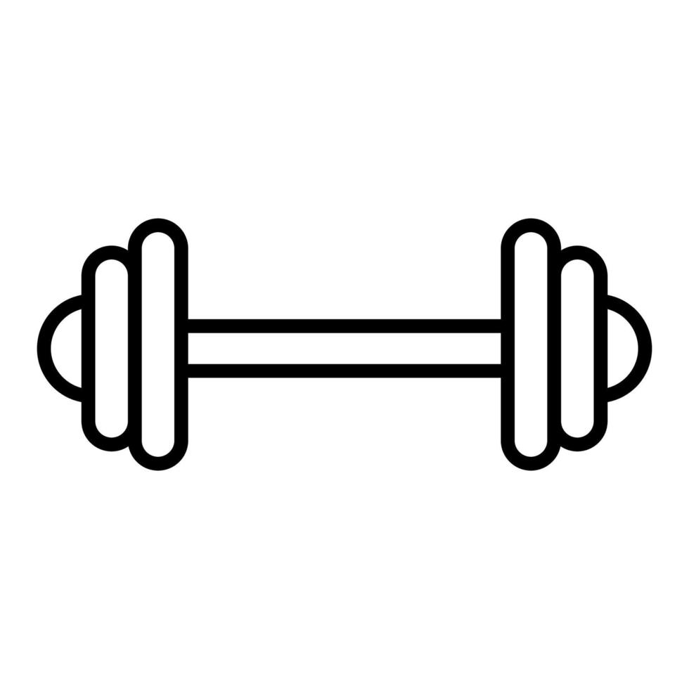 modèle de vecteur de conception d'icône d'haltères