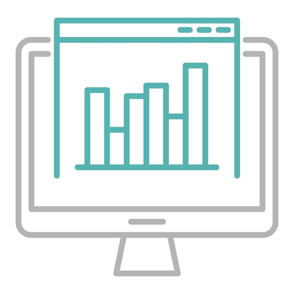 icône d'analyse de site, adaptée à un large éventail de projets créatifs numériques. heureux de créer. vecteur