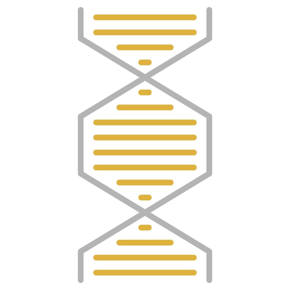 icône adn, adaptée à un large éventail de projets créatifs numériques. heureux de créer. vecteur