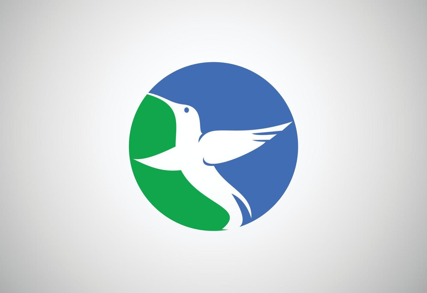 création de logo d'oiseau, modèle de conception de vecteur. vecteur