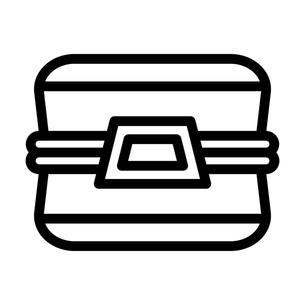 conception d'icône de boîte à lunch vecteur