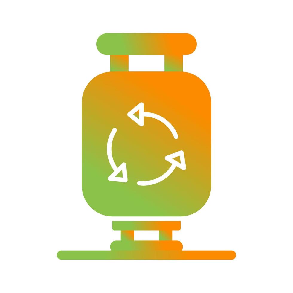 icône de vecteur de bouteille de gaz