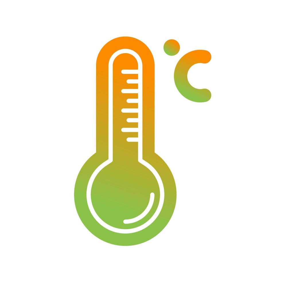 icône de vecteur de thermomètre