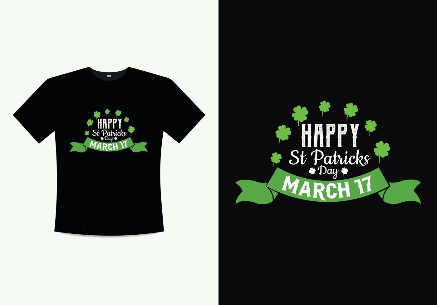 vecteur imprimable joyeux saint patricks day, conception de t-shirt de modèle d'illustration. t-shirt de la Saint-Patrick. tshirt saint patricks day.