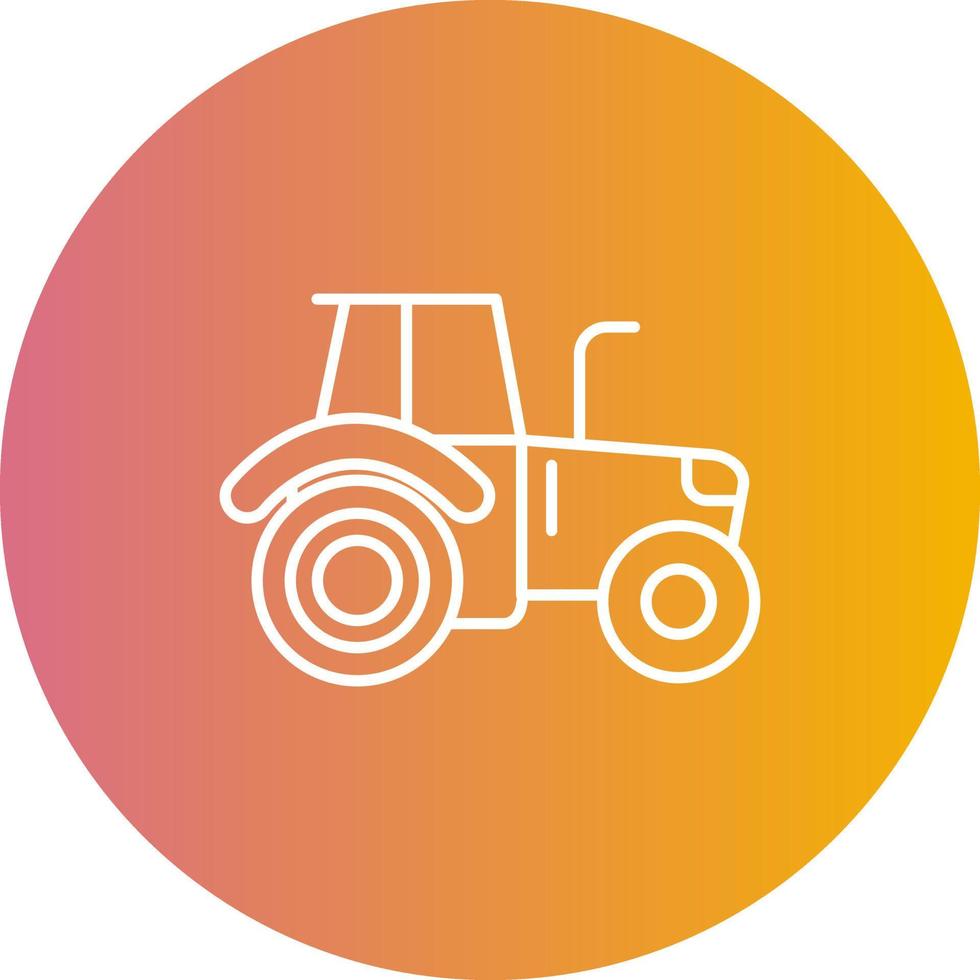 icône de vecteur de tracteur