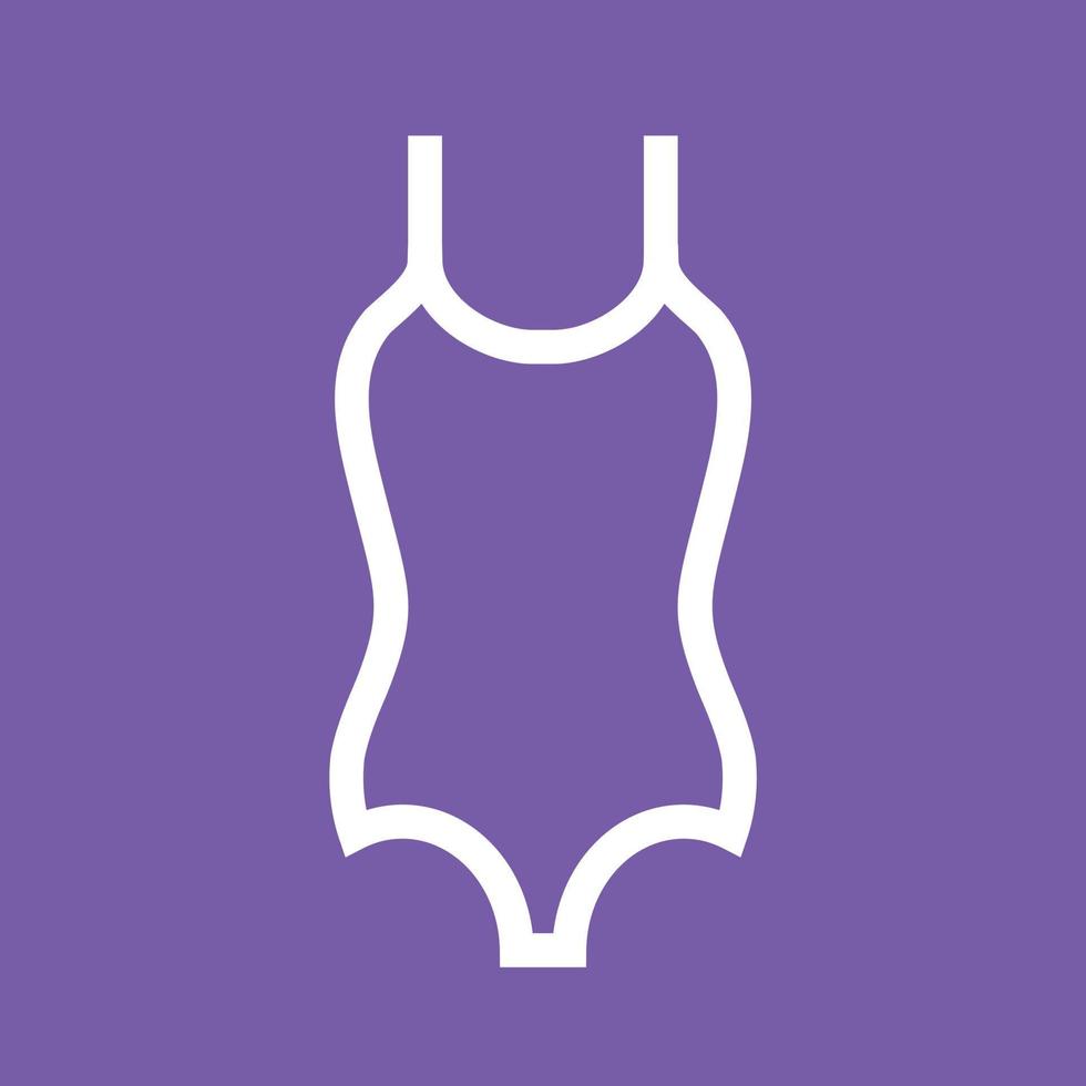 icône de fond de couleur de ligne de gilet de natation vecteur