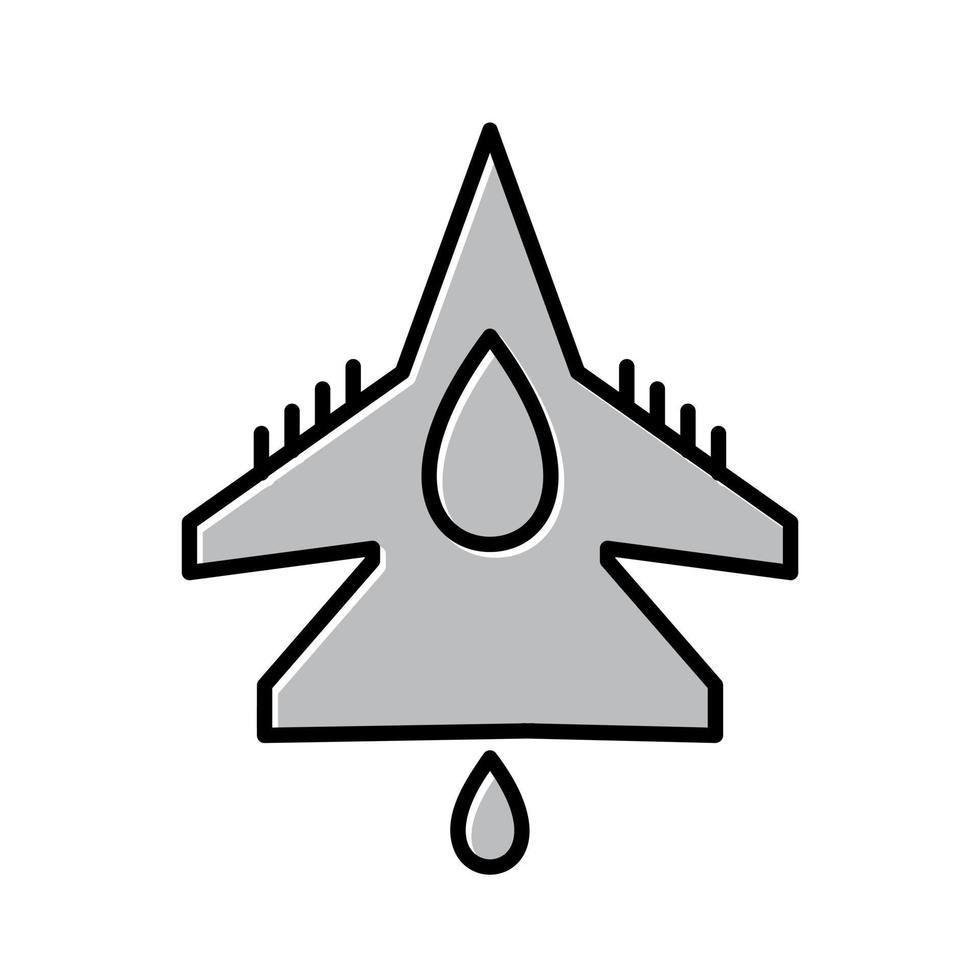 icône de vecteur d'avion de chasse