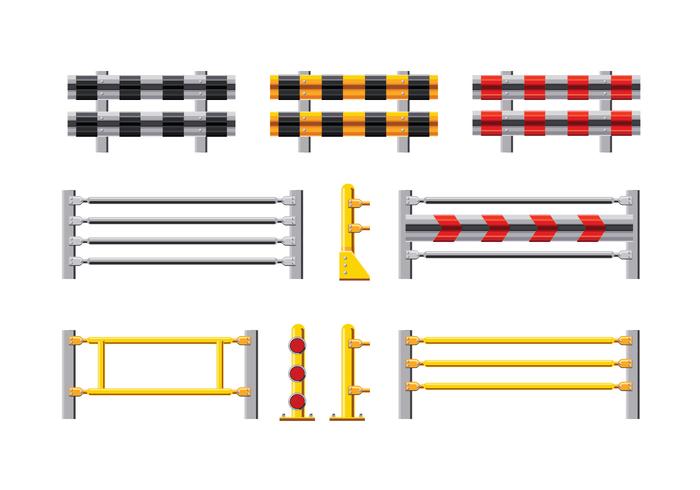 Ensemble d'Illustration vectorielle de Garde-corps vecteur