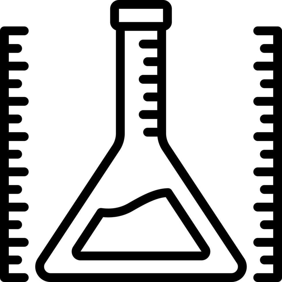 icône de ligne pour liquide vecteur