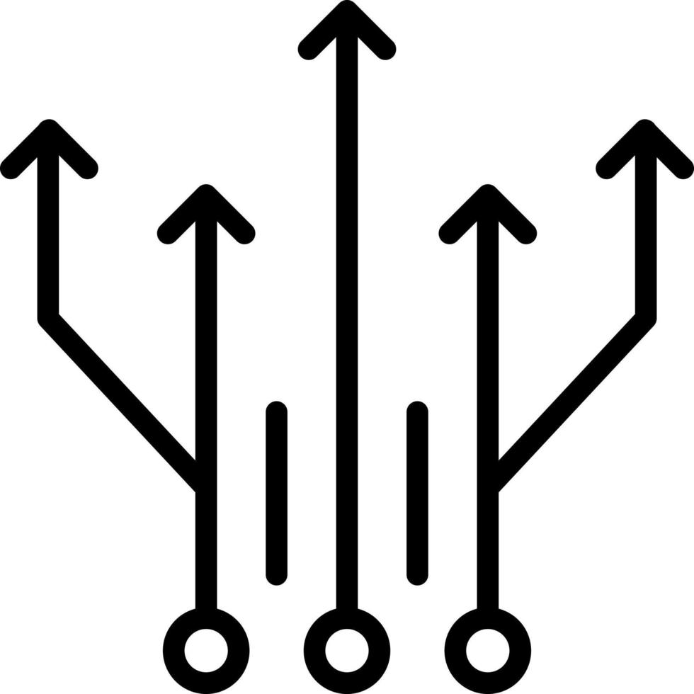 icône de ligne pour parallèle vecteur