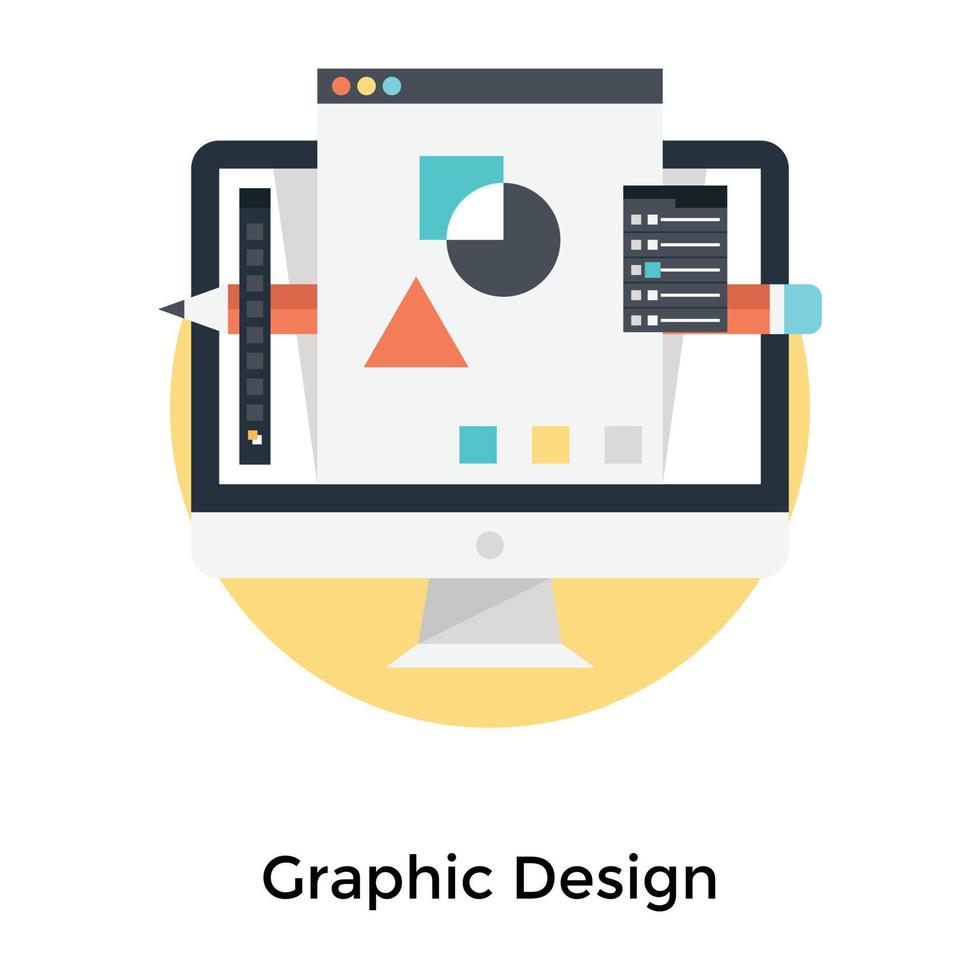 design graphique tendance vecteur