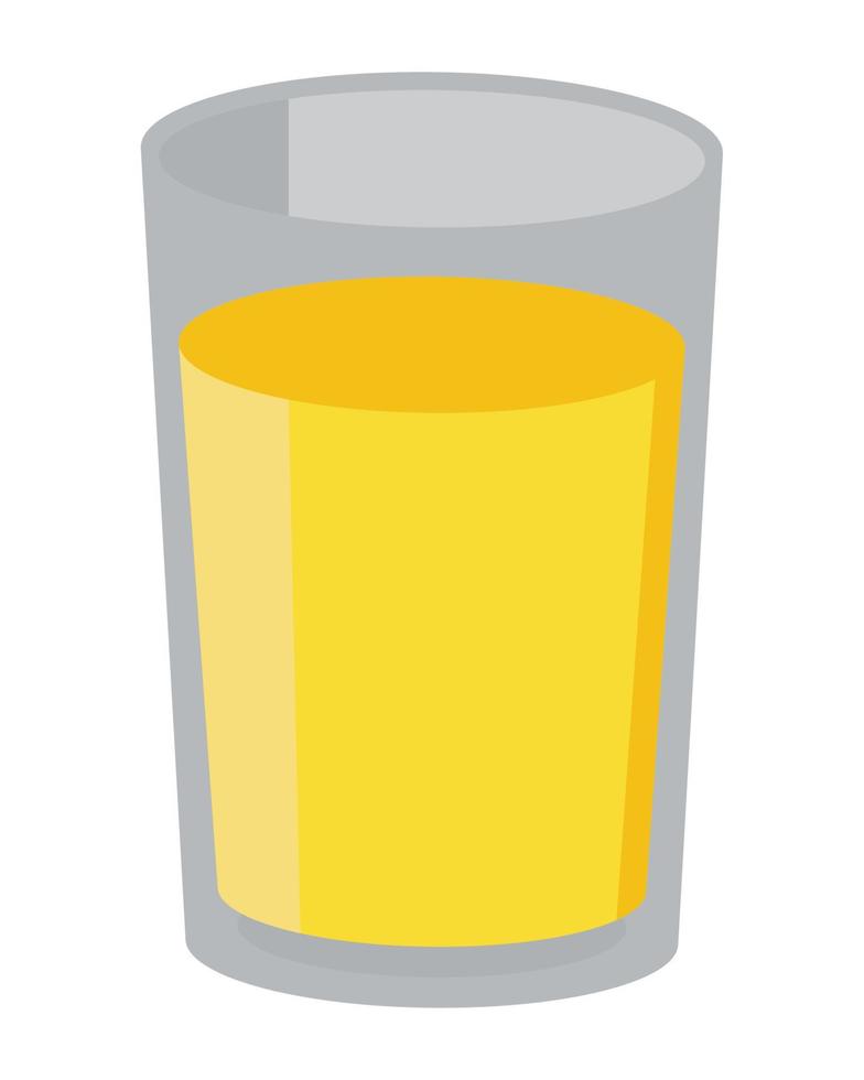 icône de verre de jus vecteur