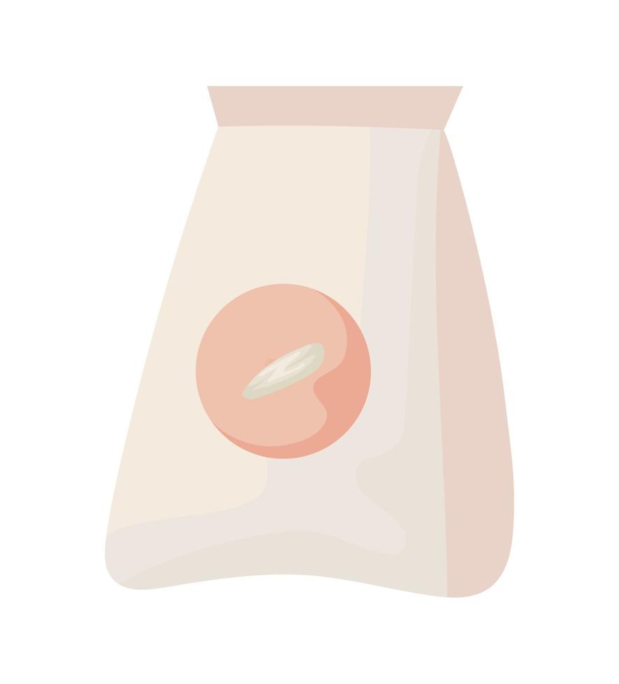 icône de paquet de riz vecteur