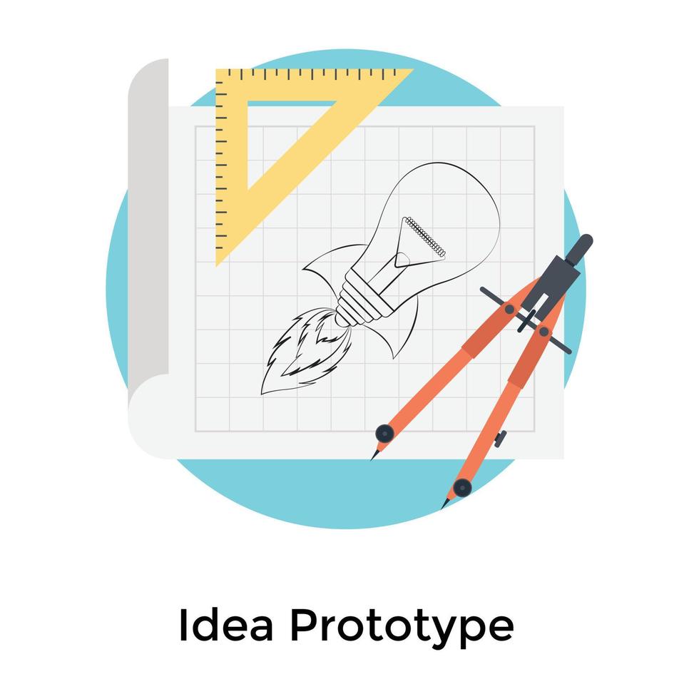 concepts de prototypage à la mode vecteur