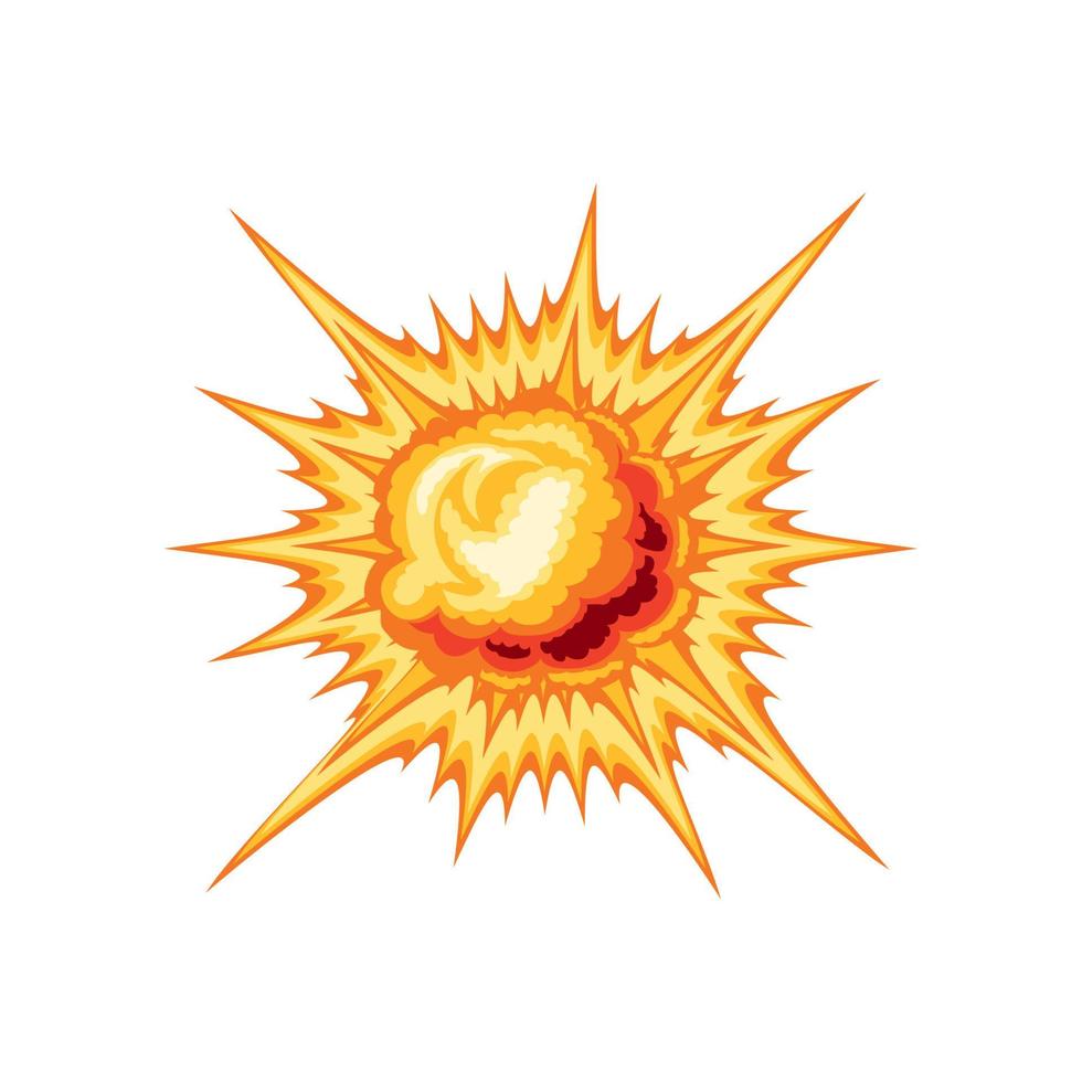 icône d'explosion de lueur vecteur