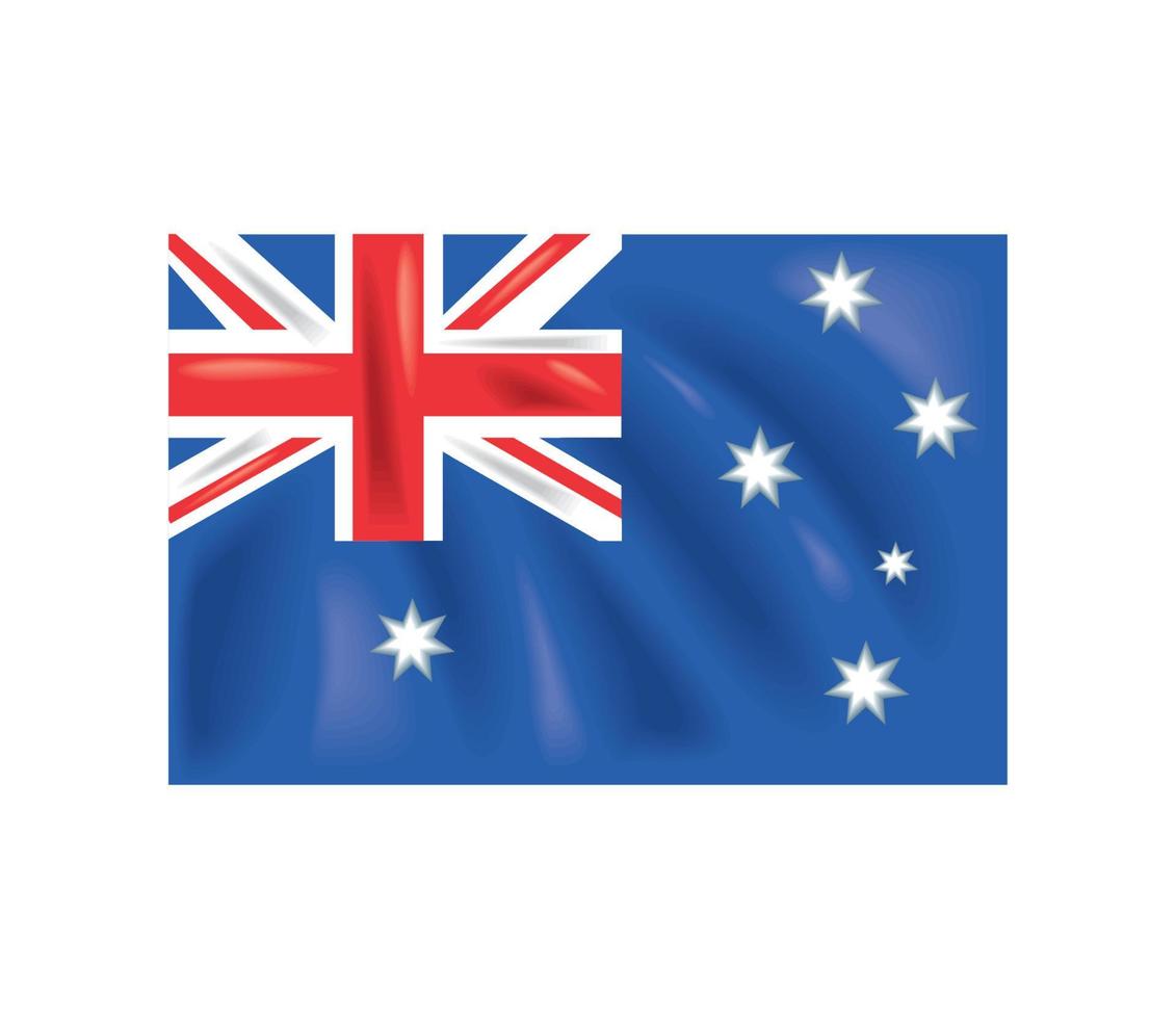 drapeau de l'australie vecteur