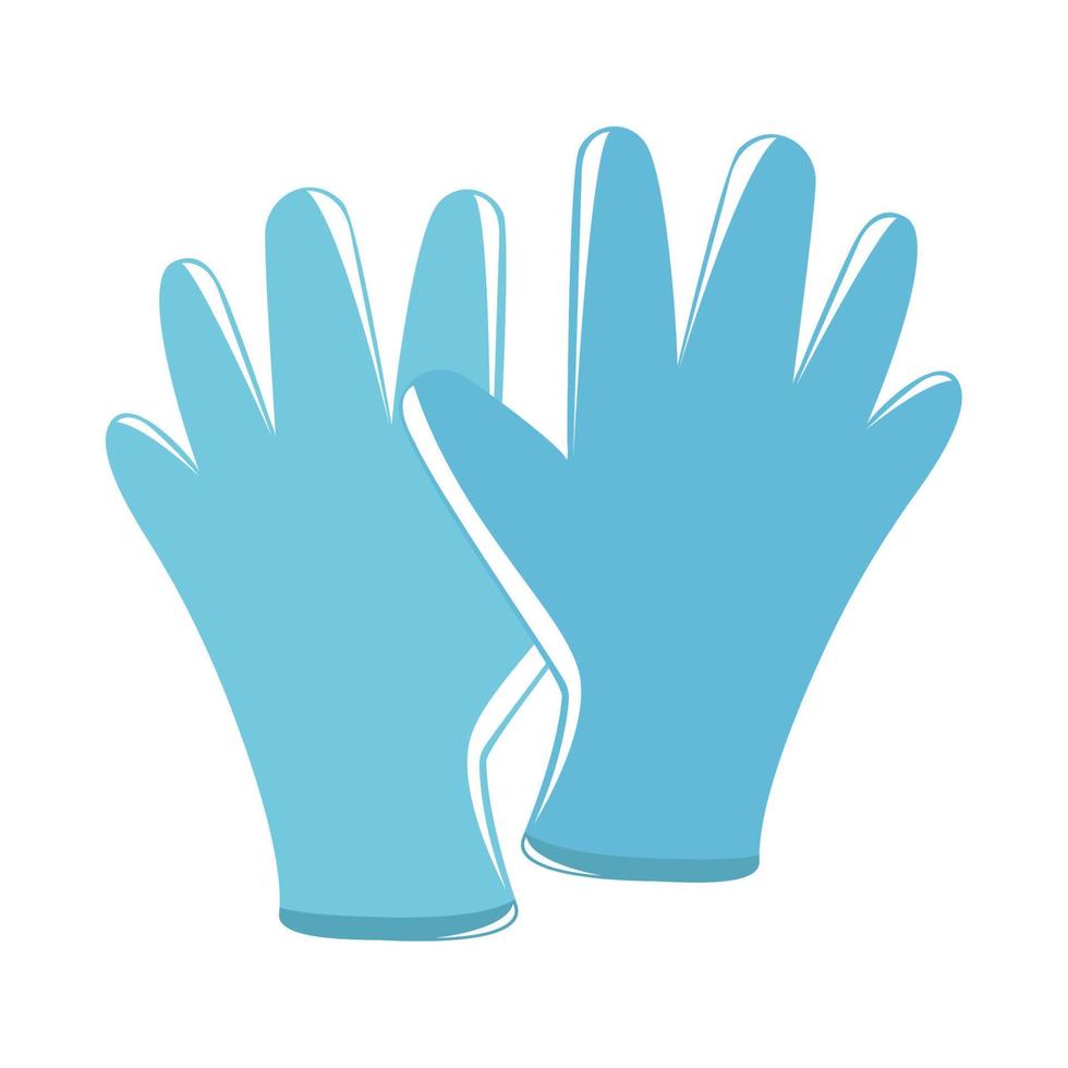 gants médicaux en latex vecteur