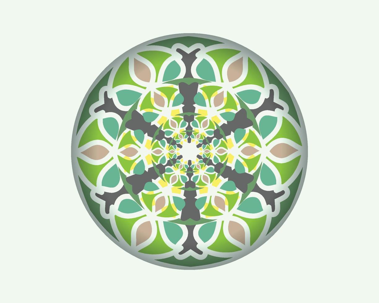 mandala coloré. illustration vectorielle. islam, arabe, indien, turc, pakistanais, chinois, vecteur