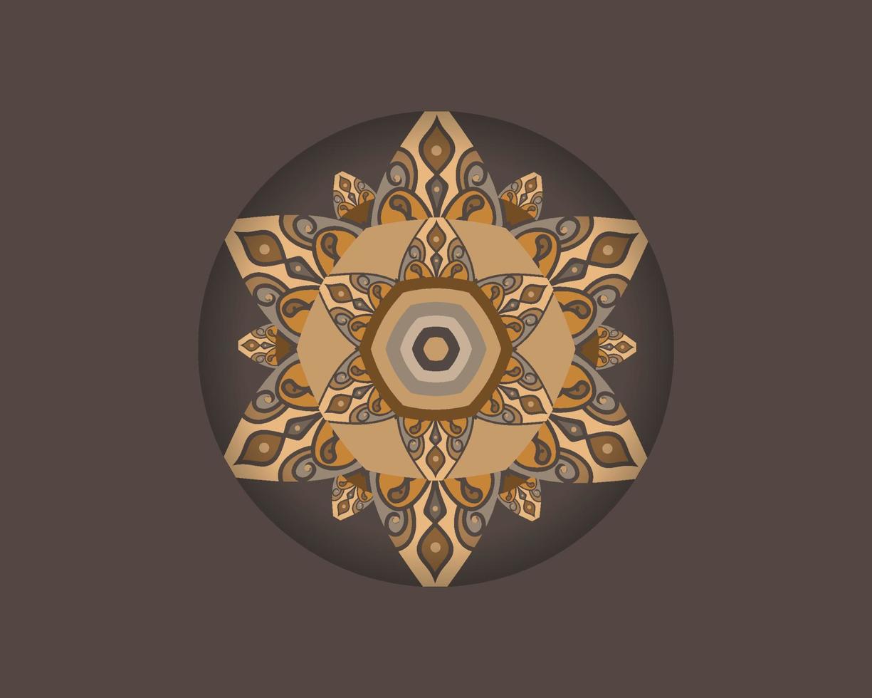 mandala coloré. illustration vectorielle. islam, arabe, indien, turc, pakistanais, chinois, vecteur