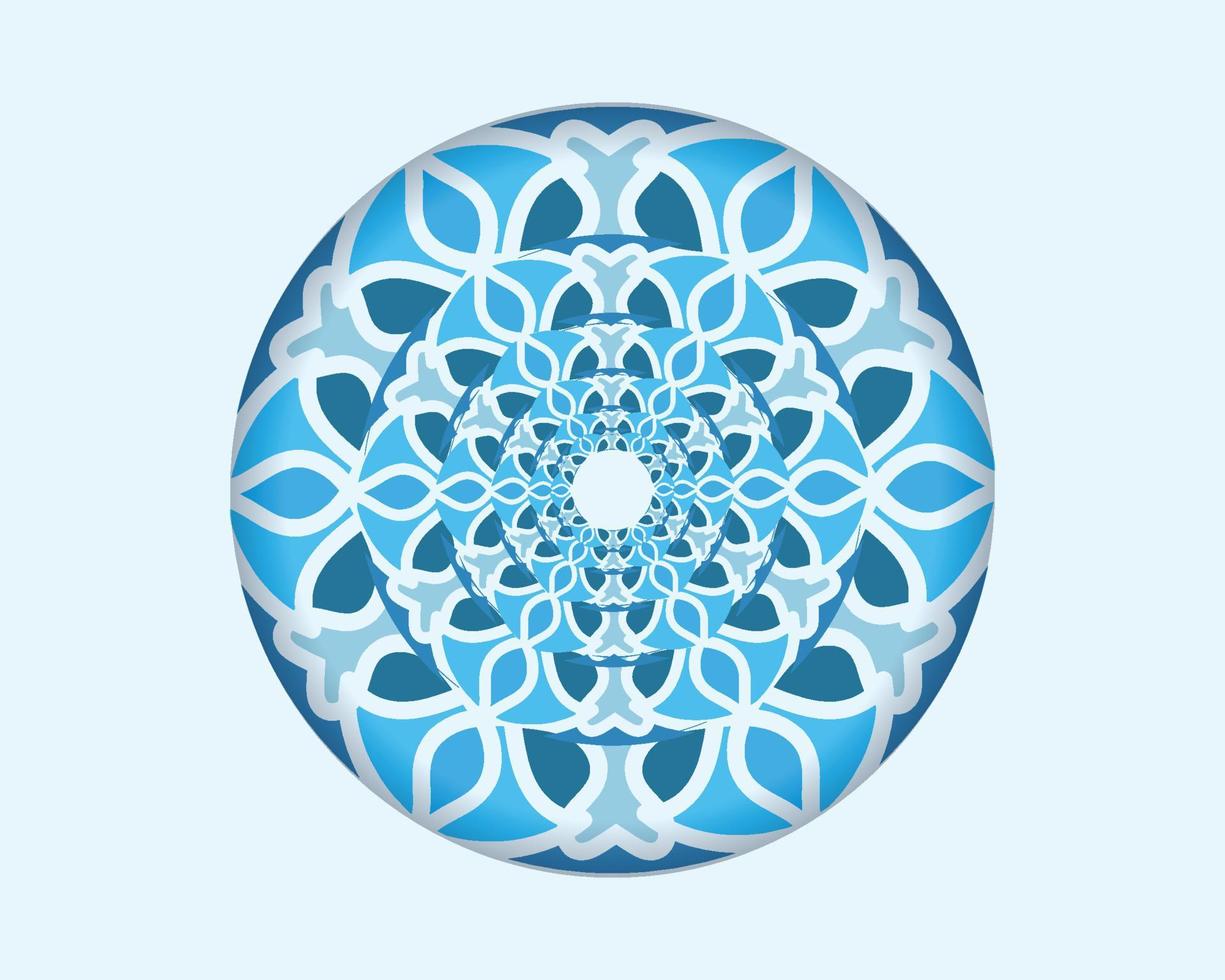 mandala coloré. illustration vectorielle. islam, arabe, indien, turc, pakistanais, chinois, vecteur