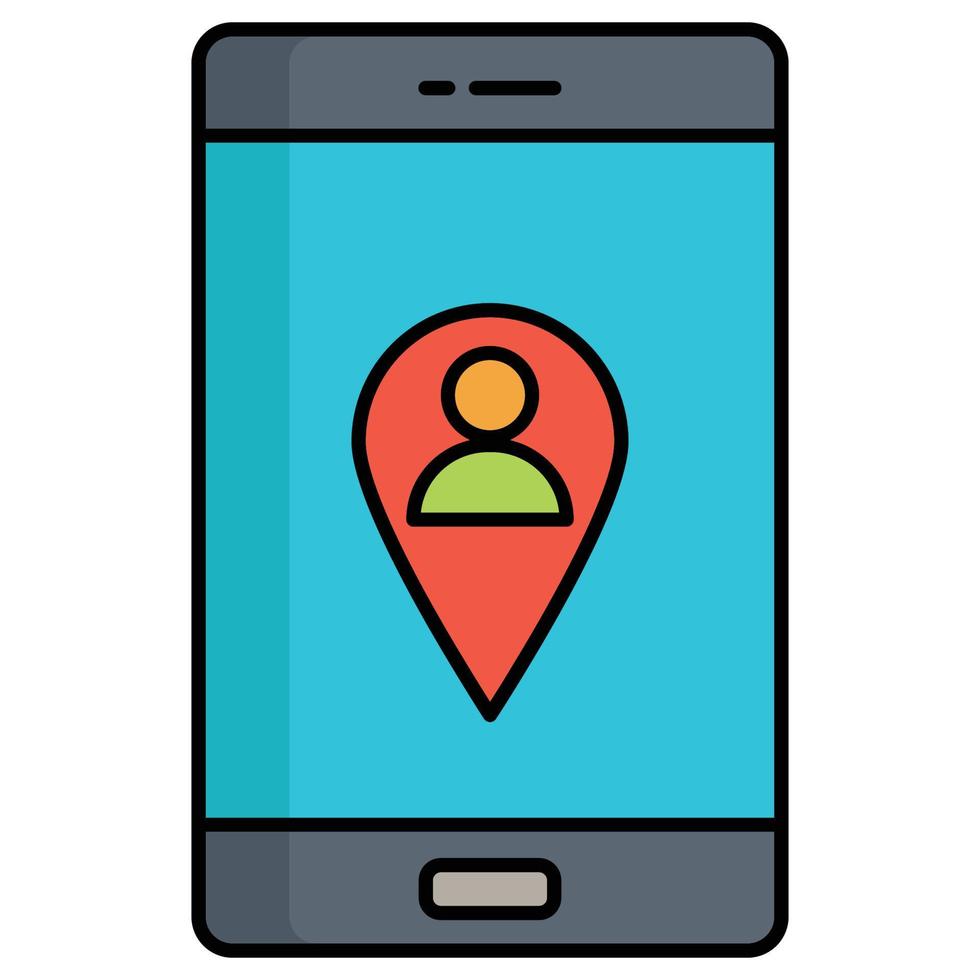 GPS mobile qui peut facilement éditer ou modifier vecteur