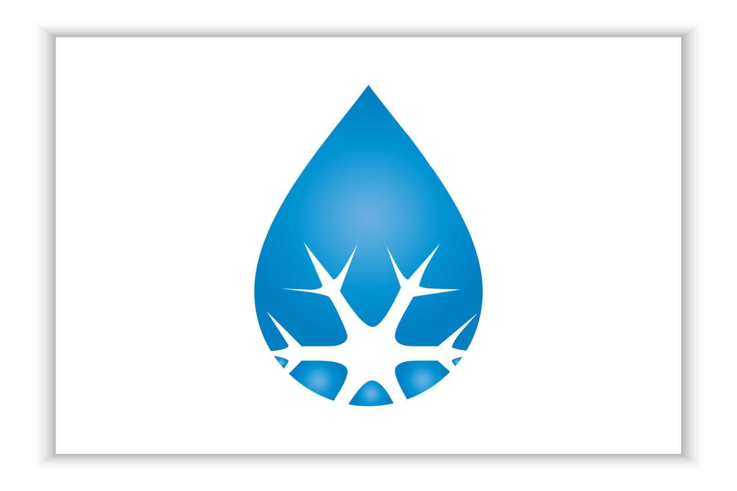 icône de goutte d'eau pour l'application ou le site Web vecteur