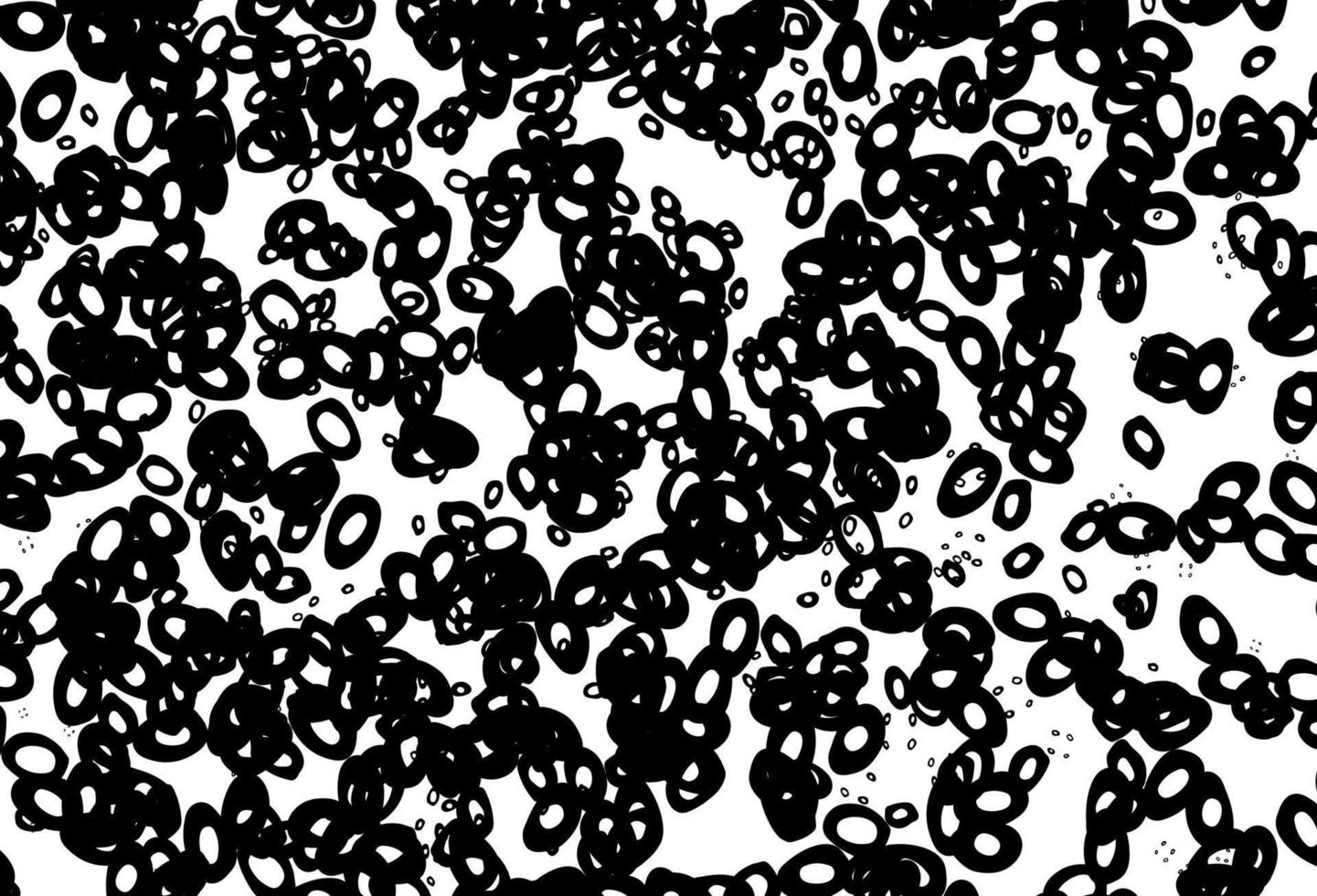 modèle vectoriel noir et blanc avec des cercles.