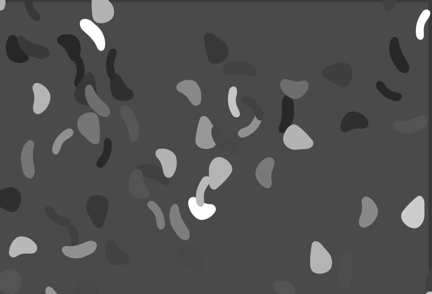argent clair, texture vectorielle grise avec des formes aléatoires. vecteur