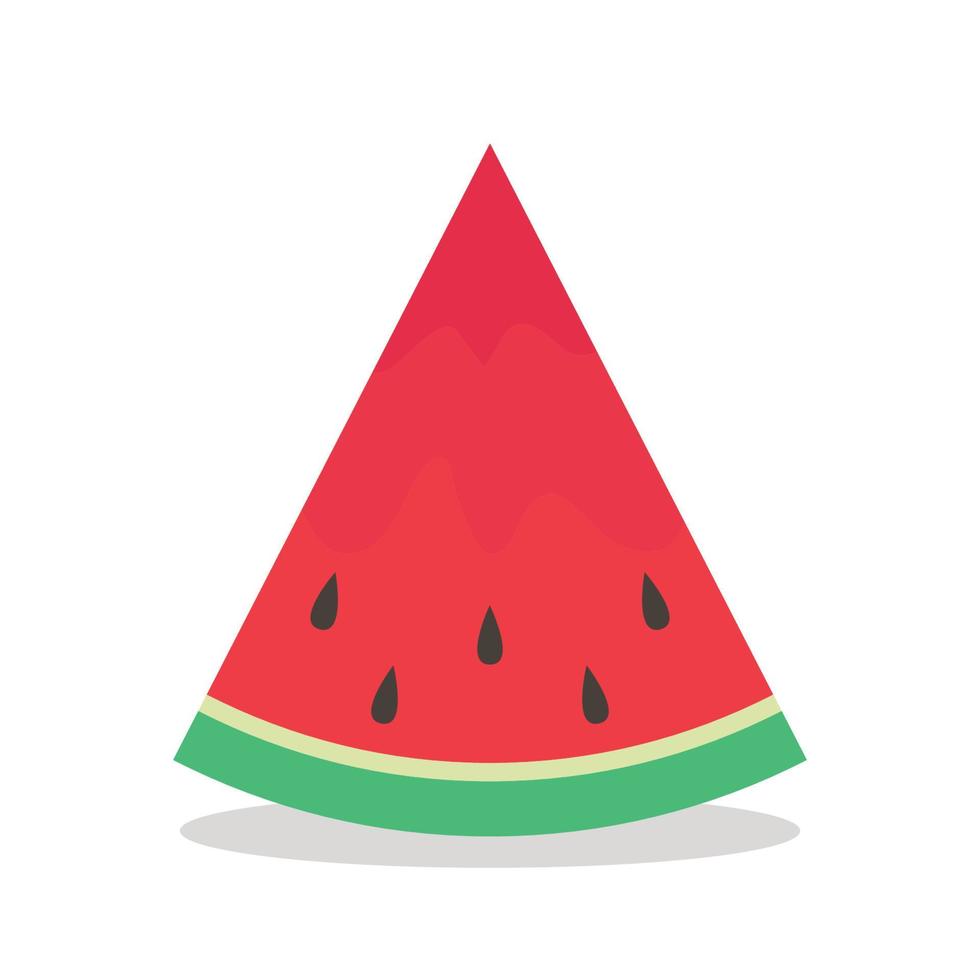 symbole de melon rouge. création de logos. vecteur