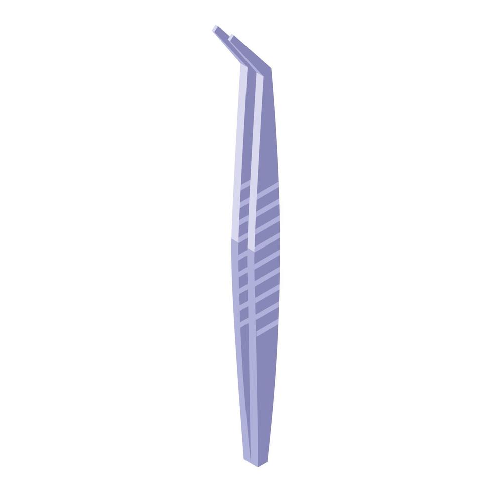 vecteur isométrique d'icône d'outil dentaire. soins des dents