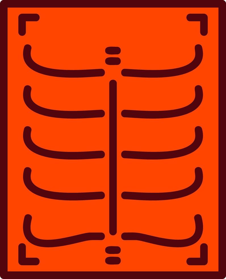 icône de vecteur de radiographie