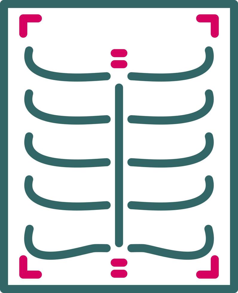 icône de vecteur de radiographie