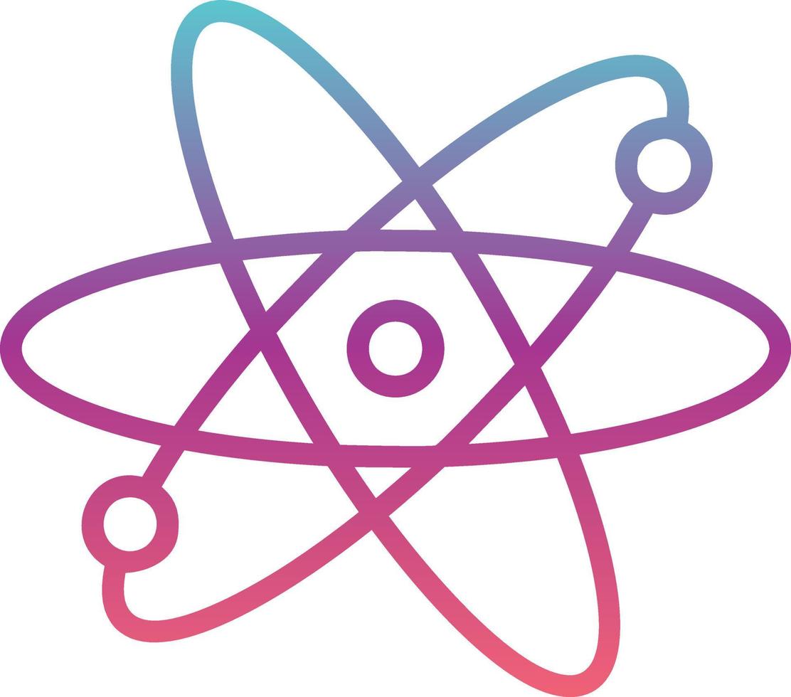 icône de vecteur de symbole de puissance nucléaire