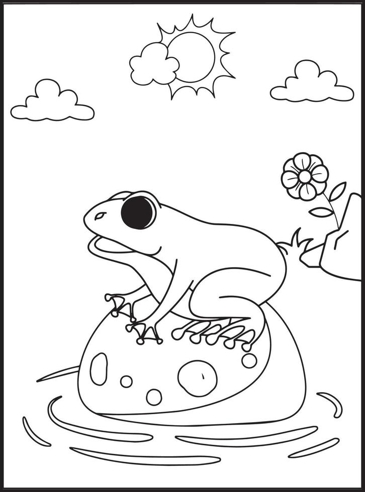 coloriages de reptiles vecteur