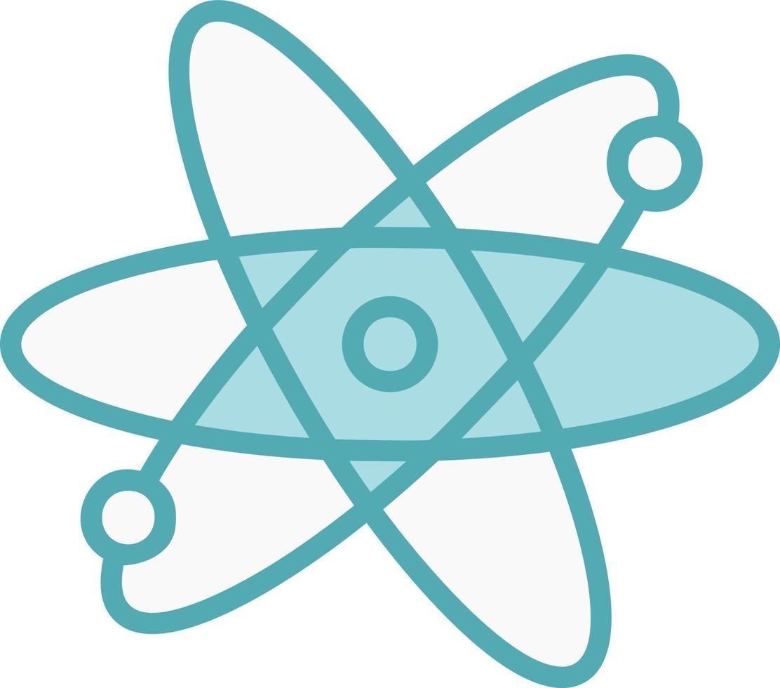 icône de vecteur de symbole de puissance nucléaire