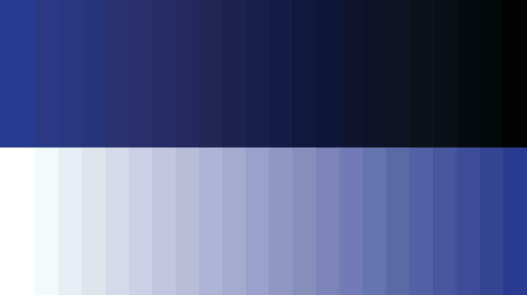 palette de couleurs bleu vecteur