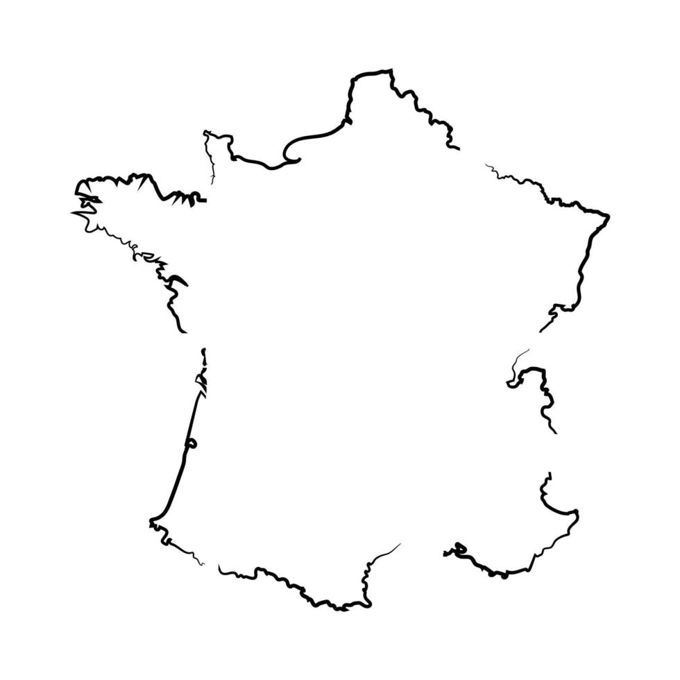 vecteur de carte de france