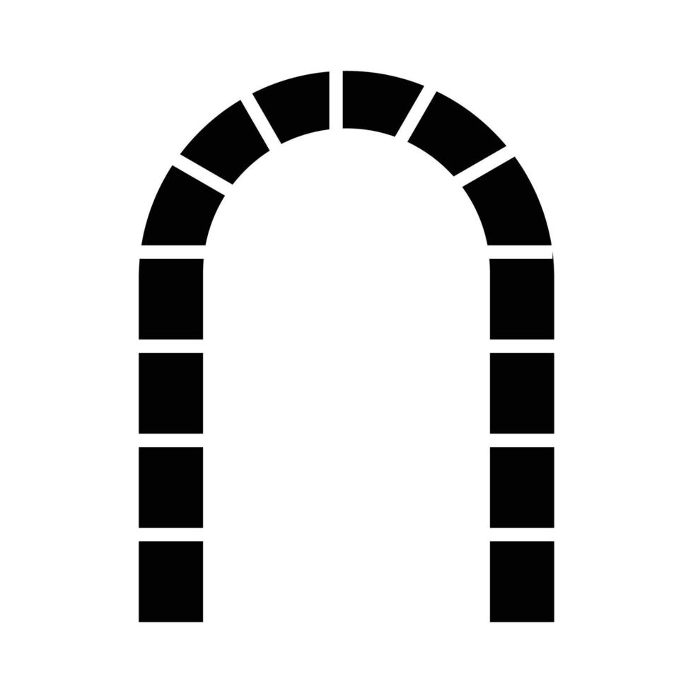 conception d'illustration d'icône de porte simple vecteur