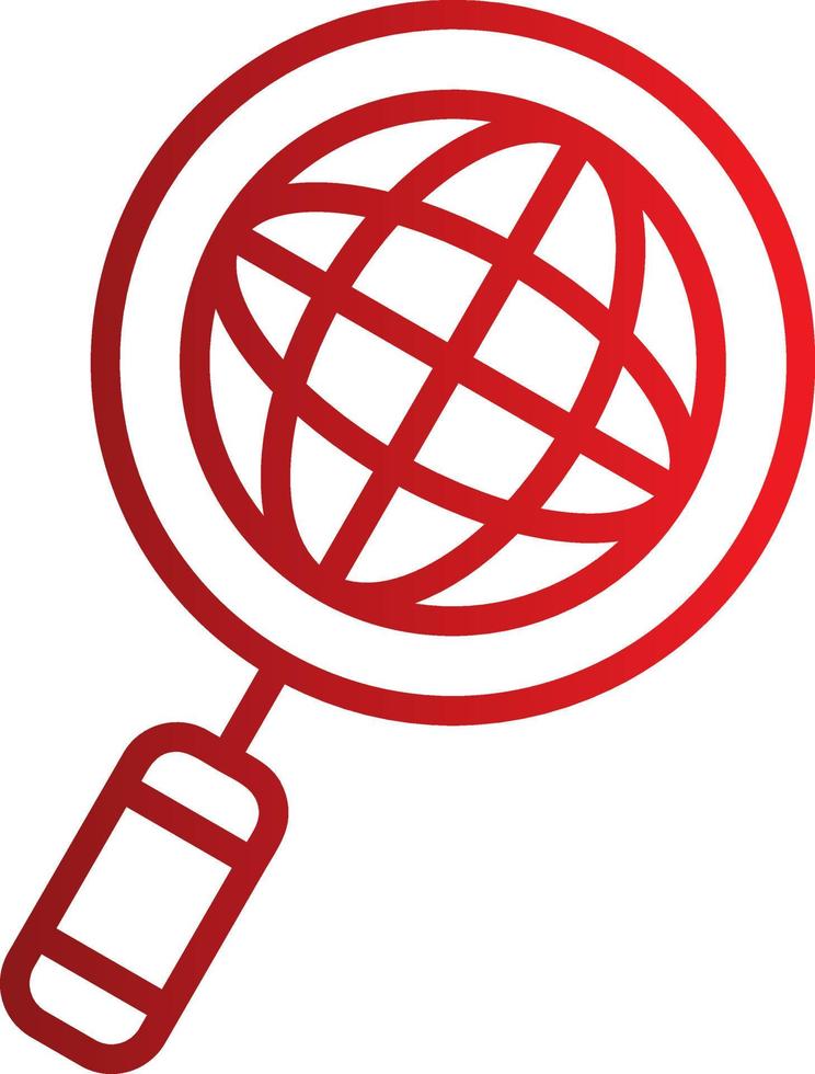 icône de vecteur de recherche globale